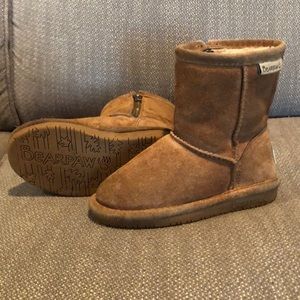 Tan Bear Paw Emma Boots